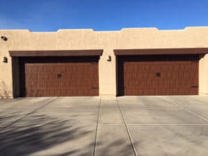 double garage door installation